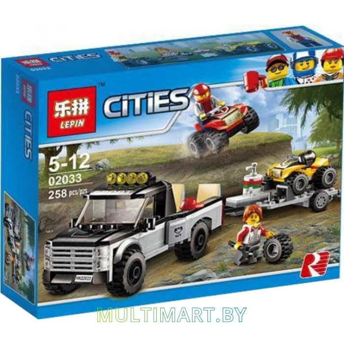 Конструктор Lepin 02033 Гоночная команда (258 деталей)